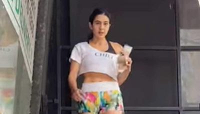 Sara Ali Khan Shows Off Her Toned Abs After Workout Session. Watch Here - News18