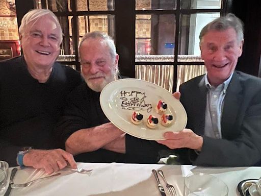 Monty Python Stars Reunite For Dinner But Eric Idle Is Absent After Online Spat With John Cleese