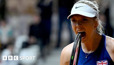 Billie Jean King Cup qualifying: Katie Boulter loses to Diane Parry as GB trail France 1-0