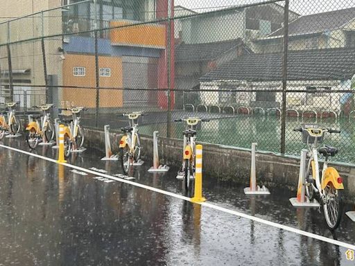 霧峰YouBike站再增3站 克服路寬停車柱改斜置