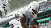 Dolphins’ Trent Sherfield celebrates coming child, on-field emergence with TD vs. Browns