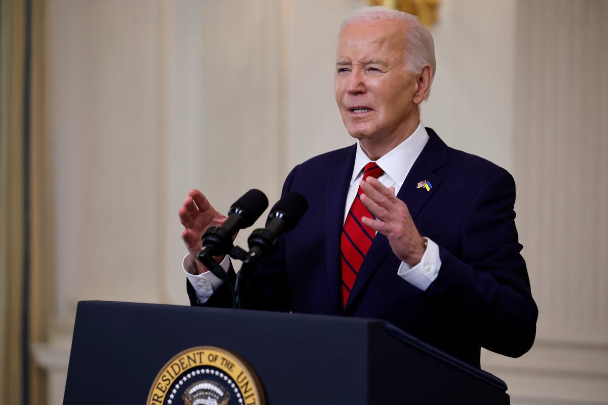 Biden ignores questions from reporters on TikTok ban and university protests