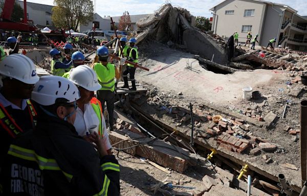 Survivor recounts moment he emerged from deadly South African building collapse