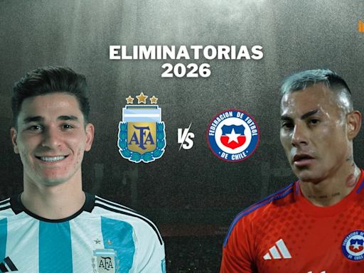 A qué hora juegan Argentina vs Chile HOY en Perú: partidazo por fecha 7 de las Eliminatorias 2026