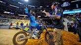 Haiden Deegan Wins First Supercross Race and 'Ghost Rides' His Bike