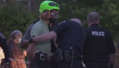 Protestors arrested at UNC’s Polk Place as police clear out encampment