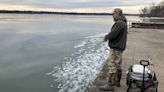 February fishing at Presque Isle State Park. No ice? No problem