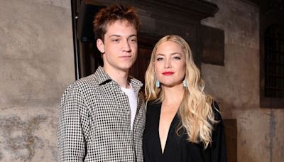 Kate Hudson Makes Rare Appearance With Son Ryder at Fashion Show