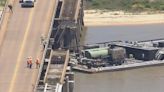Barge hits bridge in Texas, damaging structure and causing oil spill