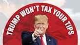 Donald Trump group rolls out 'No Tax on Tips stickers'