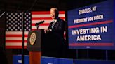 Biden celebrates computer chip factories, pitching voters on American 'comeback'