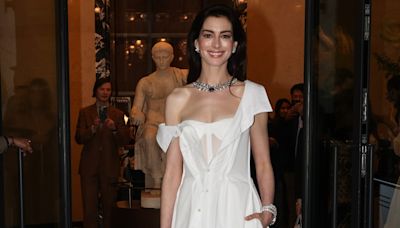 Anne Hathaway Takes ‘Risky Business’ High Fashion