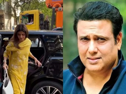 Shilpa Shetty visits Govinda in the hospital, post his gunshot accident | Hindi Movie News - Times of India