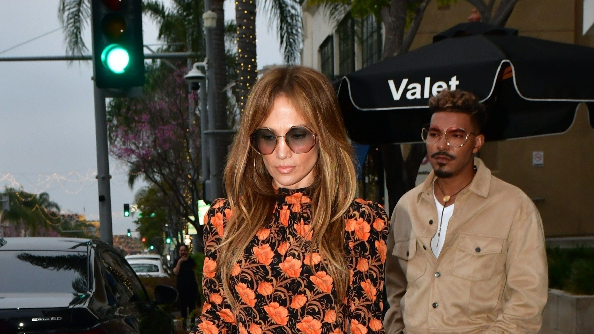 Jennifer Lopez Is a Floral-Covered Mother in ’70s-Inspired Maxi Dress