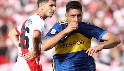 Video: los goles de Merentiel para Boca contra River