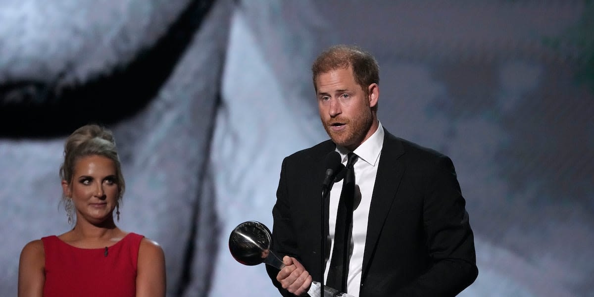 Prince Harry honored with Pat Tillman Award for Service at The ESPYS