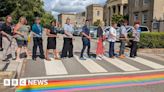 Gloucestershire hospitals' rainbow crossing show LGBTQ+ support