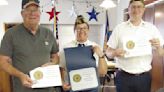 Legion Post 46 present membership awards