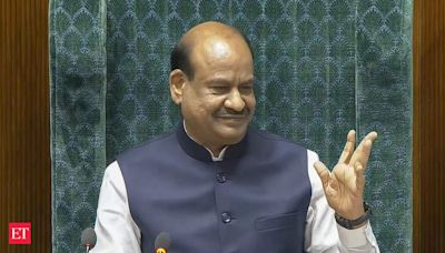 No placards in house: Om Birla to MPs - The Economic Times