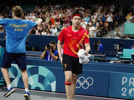 World No. 1 Chinese table tennis star crashes out of men's singles in a shocking turn of events