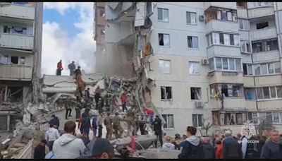 俄羅斯別爾哥羅德樓宇倒塌現場陸續發現遇難者遺體