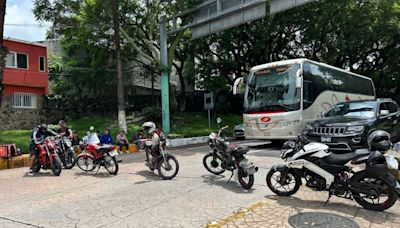 Motociclistas bloquean accesos a Cuernavaca en protesta por operativo