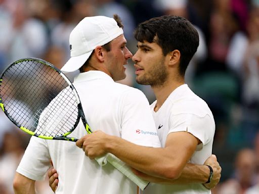 Alcaraz douses Paul fireworks to reach Wimbledon semifinals