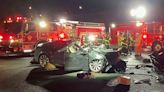 Tesla Driver Killed After Plowing Into Fire Truck Parked On California Freeway