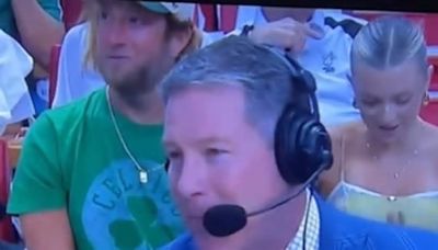 Dave Portnoy admits he 'panicked' after NBA cameras caught him on a date with 25-year-old blonde at Celtics-Heat game: 'I was sweating'