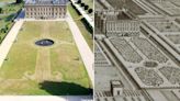 Heatwave reveals Chatsworth House garden hidden for 300 years