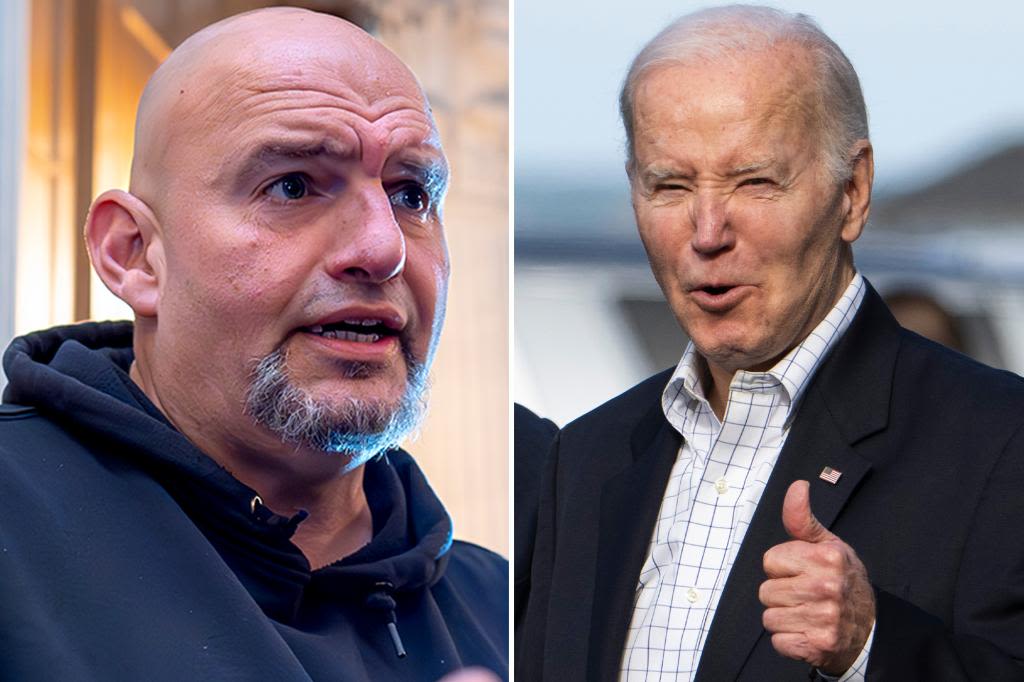 Fetterman backs Biden despite disagreement over Israel arms pause: ‘He’s my guy’