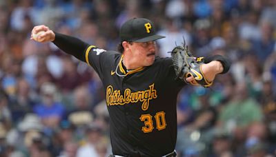 Paul Skenes pitches 7 no-hit innings as the Pirates blank the Brewers 1-0