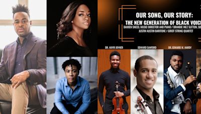 Damien Sneed, Brandie Sutton, Justin Austin, and The Griot String Quartet Perform at Caramoor Tomorrow