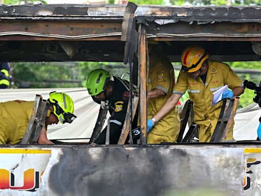 At least 23 killed in Thai school bus inferno