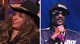 Pam Grier tells 'WWHL' Snoop Dogg "fainted" in the bathroom after meeting her: "I couldn't imagine him lying in urine"