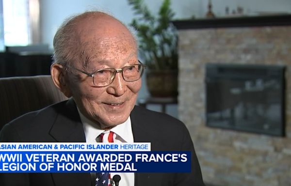 WWII veteran who was forced into a Japanese internment camp given France's Legion of Honor