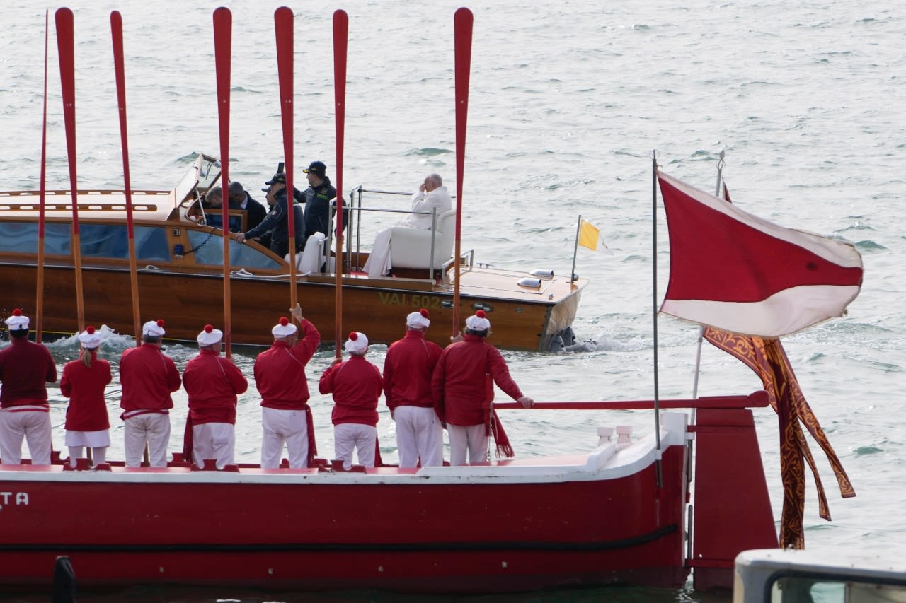 Pope visits Venice to speak to the artists and inmates behind the Biennale’s must-see prison show