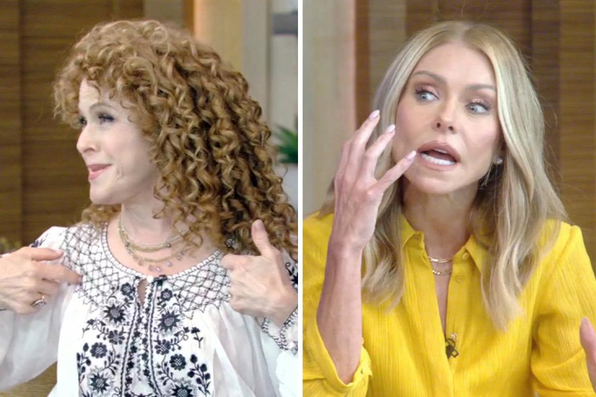 Bernadette Peters rejects Kelly Ripa's makeup advice on 'Live': "I look like the Joker"