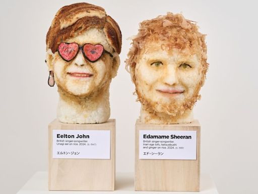 This woman sculpts celebrity busts – from sushi