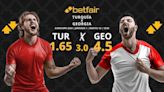 Turquía vs. Georgia: horario, TV, estadísticas, clasificación y pronósticos