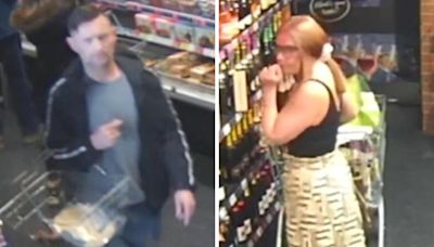 CCTV released after 21 bottles of champagne stolen from Marks and Spencer