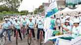 SBI Hyderabad Circle holds cyclothon for staff