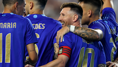 'Celebrating a bit more!' - Lionel Messi sends out message as Inter Miami star shares birthday cake with Argentina team-mates at Copa America | Goal.com US