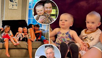 Ireland Baldwin’s daughter Holland ‘finally’ meets Alec and Hilaria’s kids, poses with young aunts and uncles