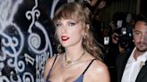Taylor Swift Steps Out in Denim Mini Dress to Celebrate Historic VMAs Success at Afterparty