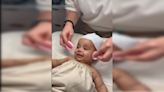 Adorable Baby Enjoys Spa Treatment in Heartwarming Viral Video