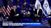 Israel's Prime Minister Benjamin Netanyahu heads to Washington