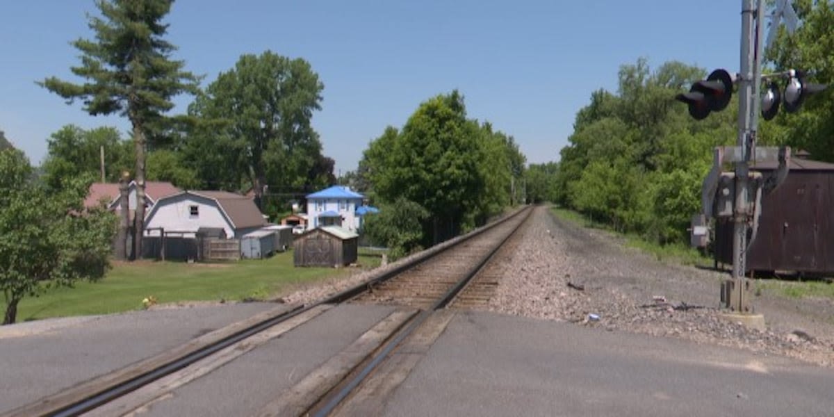 Norwood man voices safety concerns over trains blocking roads