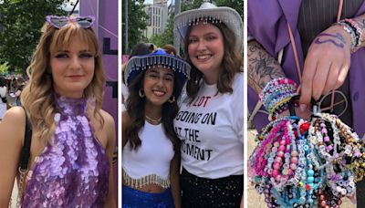 ‘We’ve been planning our outfits for a year’: Swifties flock to Wembley Stadium for Taylor Swift’s Eras Tour