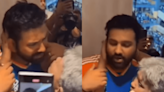 "Why is he making faces?": Rohit Sharma's mother showers him with kisses, Hitman seems uncomfortable [Watch]